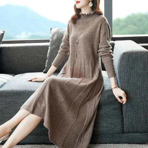Levoire | Élégant Robe Tricot Midi