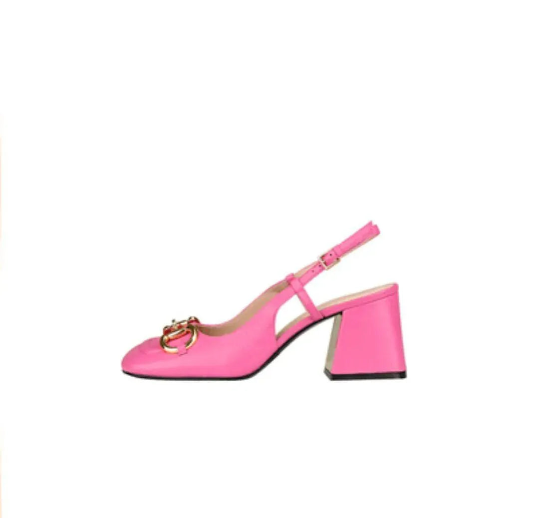 Levoire | Chaussures rétro pour femmes à talons et boucles - Élégance et style intemporels