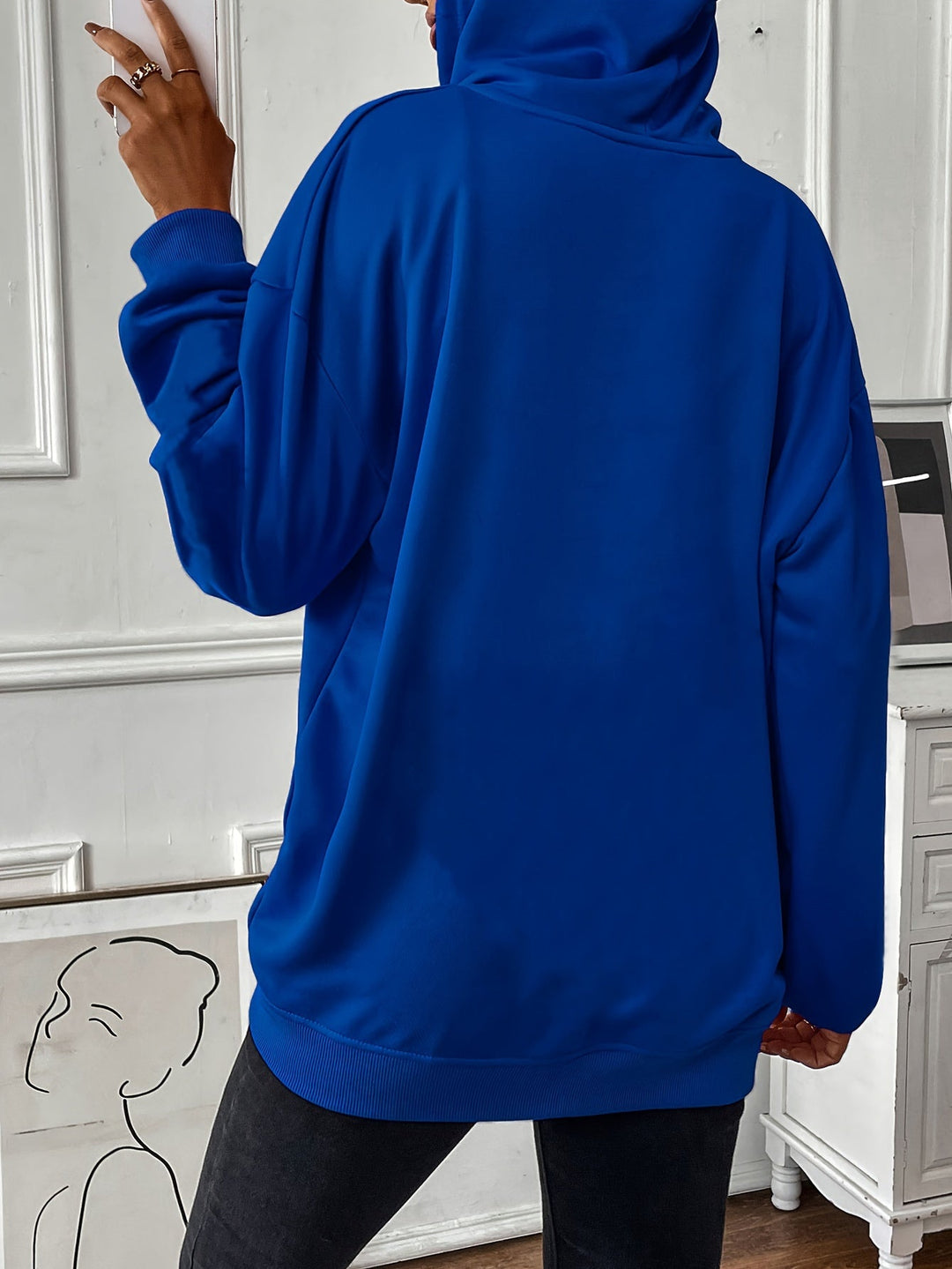 Levoire | Veste À Capuche Durable Avec Fermeture Éclair, Veste Longue À Manches Longues Avec Poches