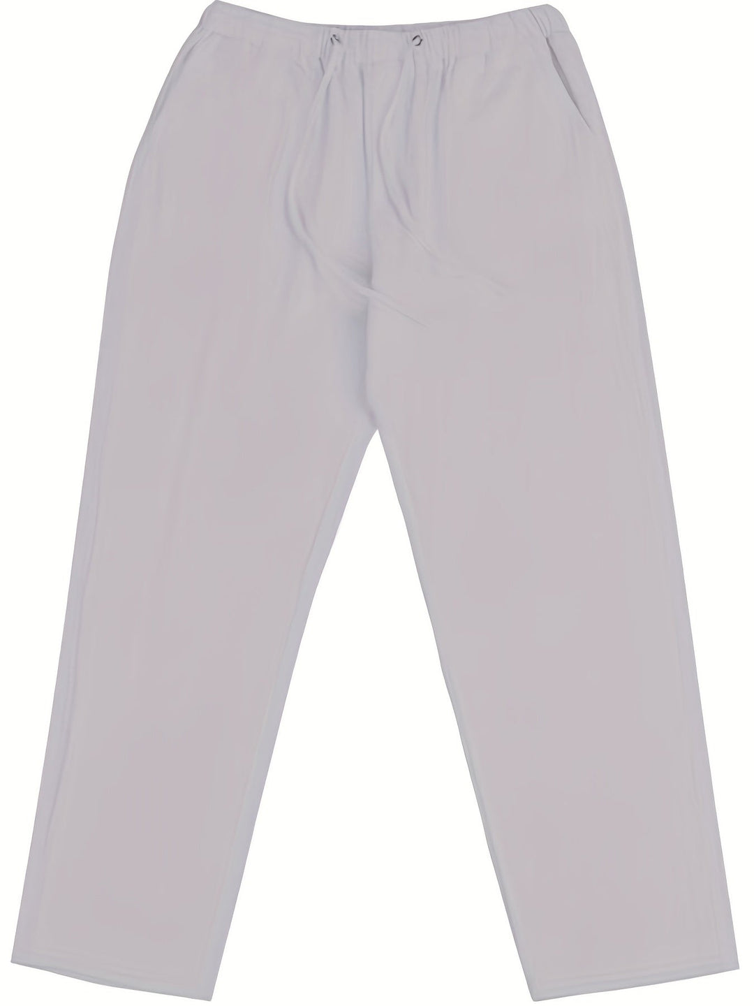 Levoire | Pantalons Pour Hommes En Mélange De Coton Et De Lin Avec Une Taille Élastique Décontractée