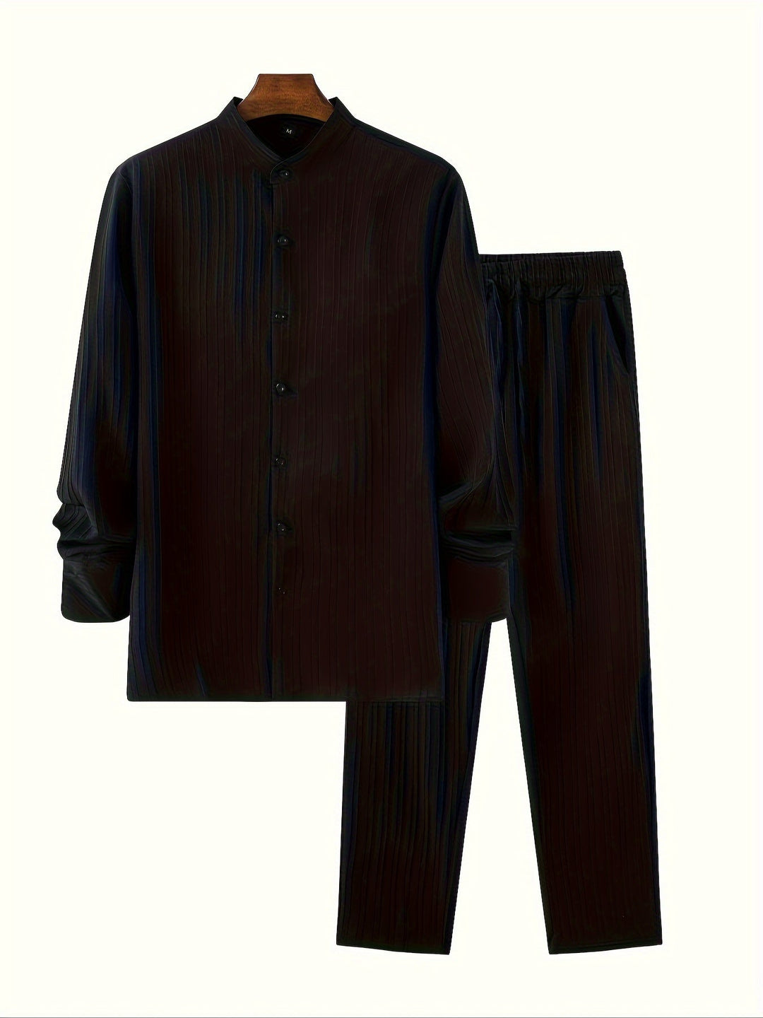 Levoire | T-Shirt À Manches Longues Unicolore Et Pantalons De Survêtement