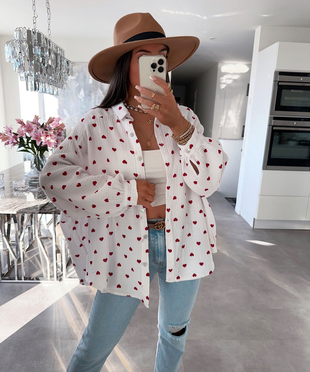 Levoire | Chemise Coeur Rouge L