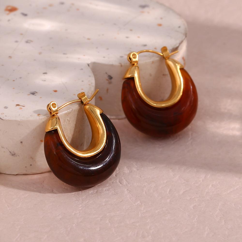 Levoire | Boucles D'Oreilles En Forme De Sabot De Cheval Rot