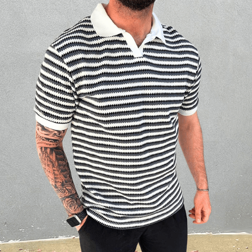 Levoire | Vêtements pour hommes Polo en tricot Homme Tenue confortable et décontractée