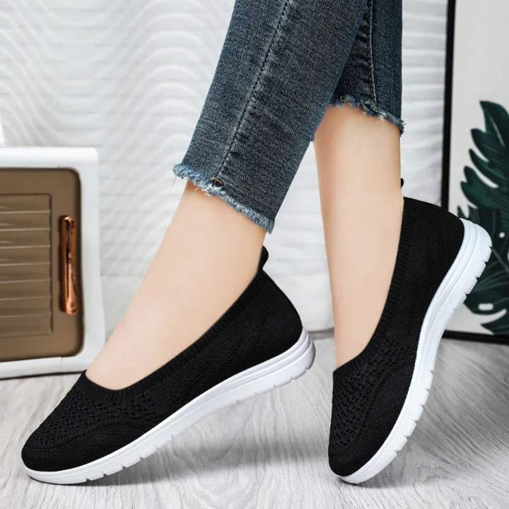 Levoire | Chaussures Mocassins Orthopédiques Douces Noir