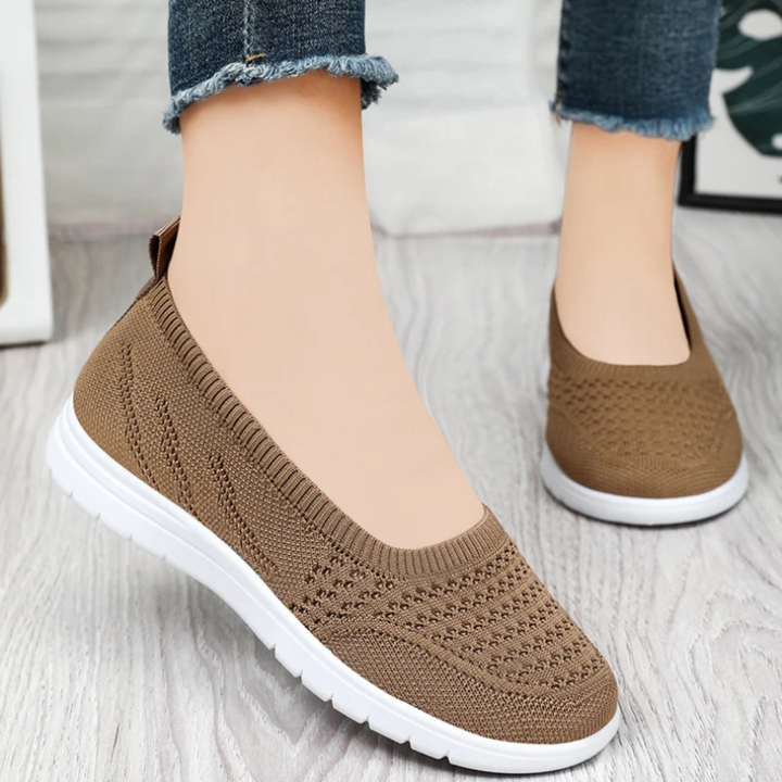 Levoire | Chaussures Mocassins Orthopédiques Douces Braun