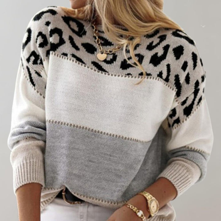 Levoire | Pull Avec Motif Léopard