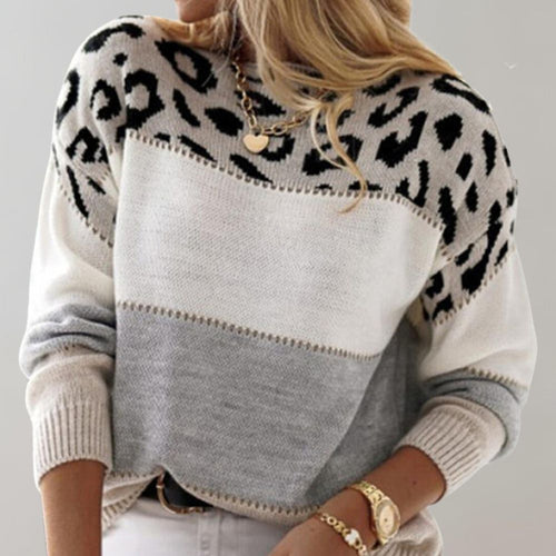 Levoire | Pull Avec Motif Léopard