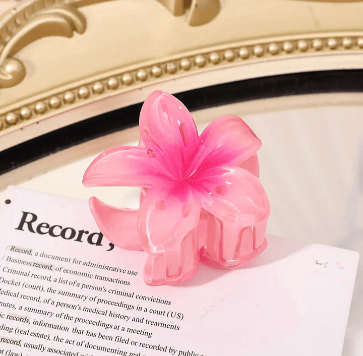 Levoire | Clips à cheveux fleuris tendance Rosa
