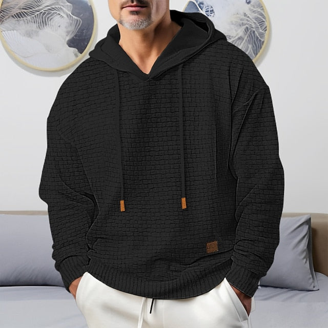 Levoire | Sweat À Capuche Confortable Et Stylé Pour Hommes Noir