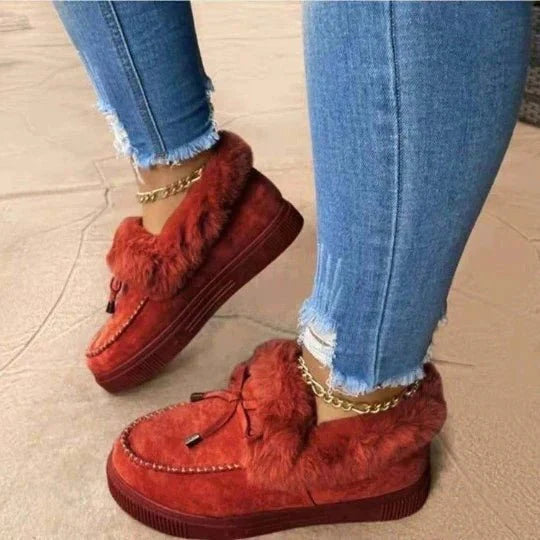 Levoire | Chaussures En Laine Durables Rouge