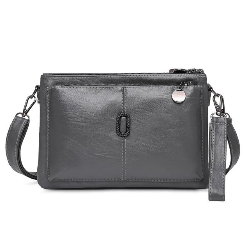 Levoire | Petit Sac à Main en Cuir pour Femmes Fabrication en Cuir de Haute Qualité Gris