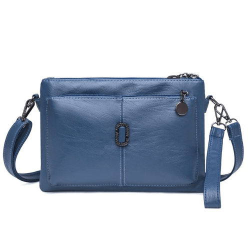 Levoire | Petit Sac à Main en Cuir pour Femmes Fabrication en Cuir de Haute Qualité Bleu