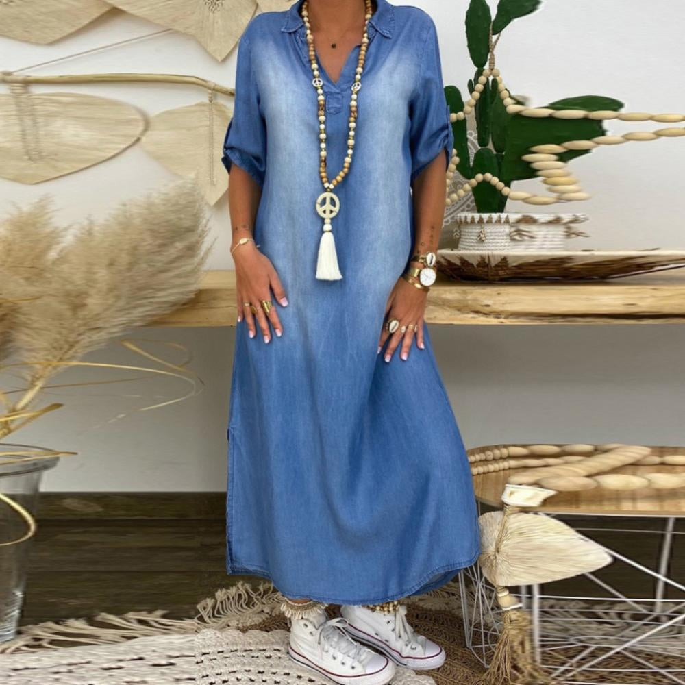 Levoire | Robe En Jeans Longue
