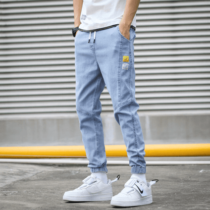 Levoire | Jeans Taper Relaxés Jeans pour hommes élégants Coupe tendance & Design moderne Bleu clair