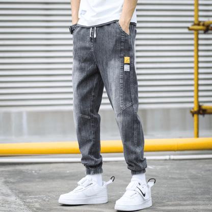 Levoire | Jeans Taper Relaxés Jeans pour hommes élégants Coupe tendance & Design moderne Gris