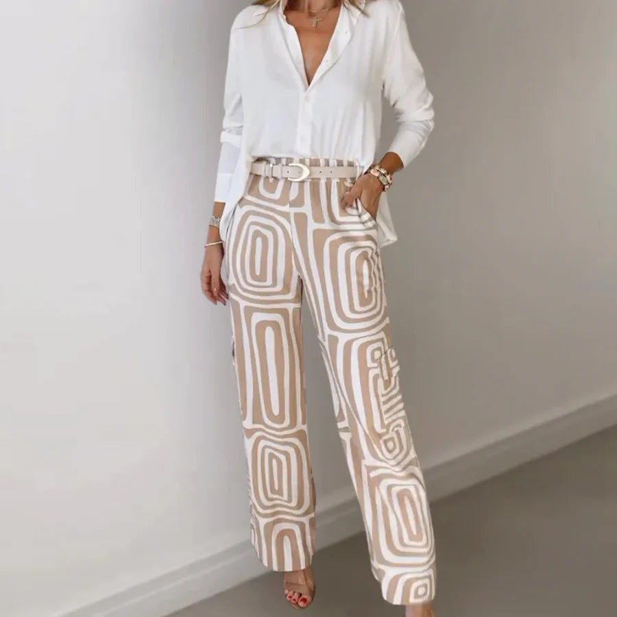 Levoire | Ensemble À Deux Pièces Tendance Pour Femmes Brun doux