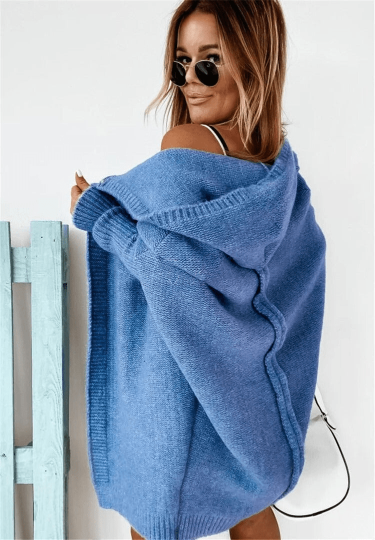 Levoire | Gilet à sweat avec grande capuche pour femmes