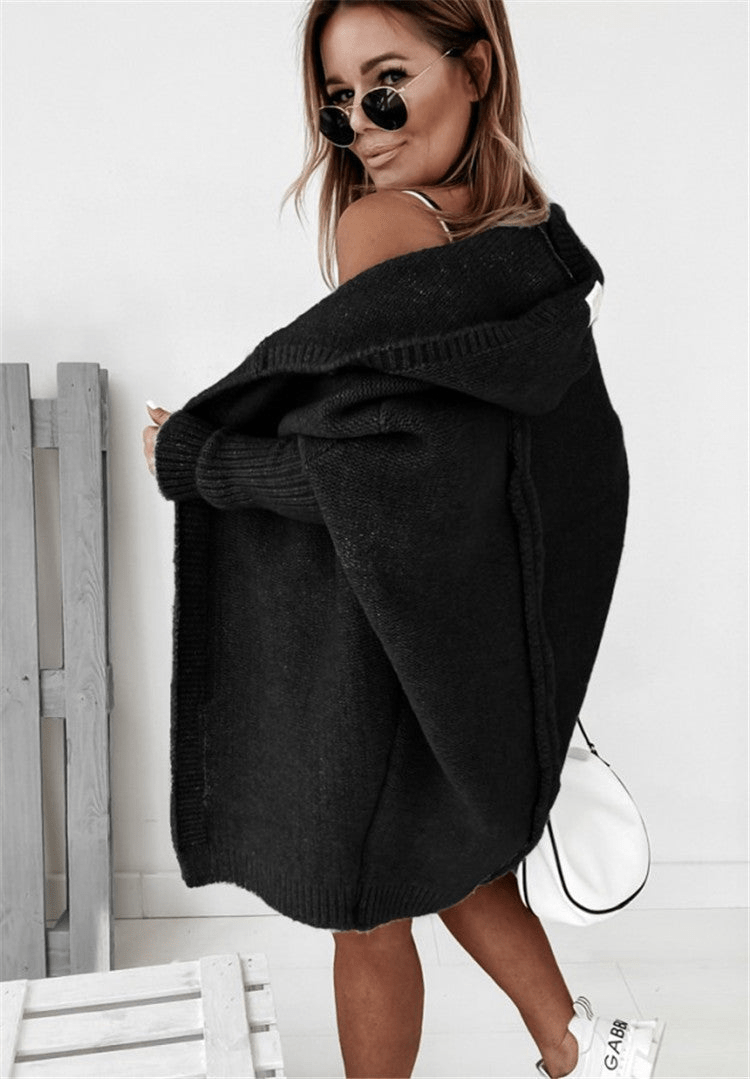 Levoire | Gilet à sweat avec grande capuche pour femmes