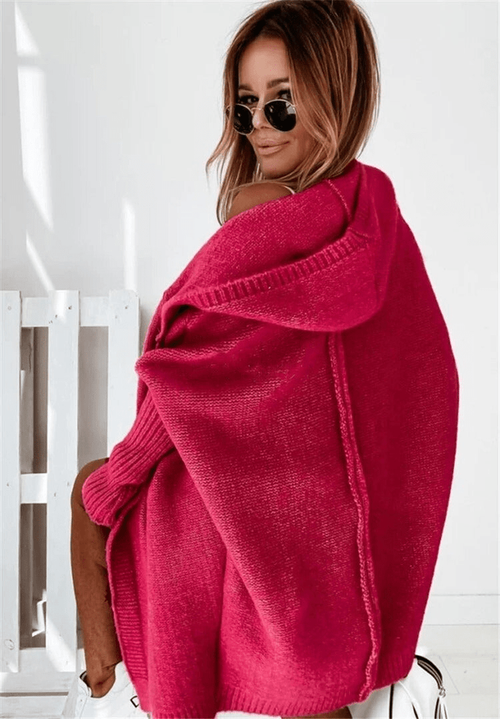 Levoire | Gilet à sweat avec grande capuche pour femmes