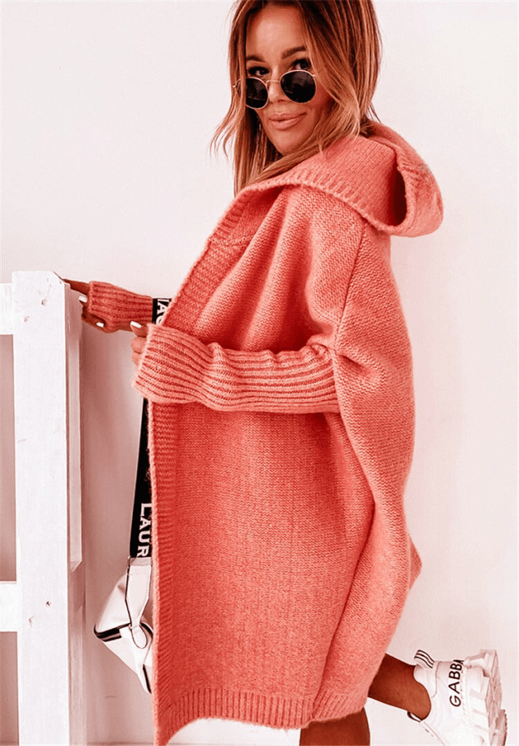 Levoire | Gilet à sweat avec grande capuche pour femmes