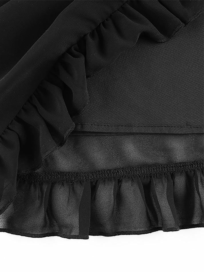 Levoire | Robe Mini À Bretelles À Volants