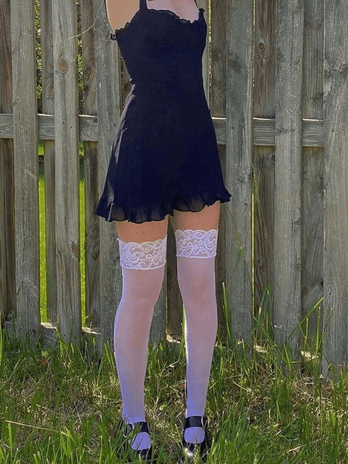 Levoire | Robe Mini À Bretelles À Volants