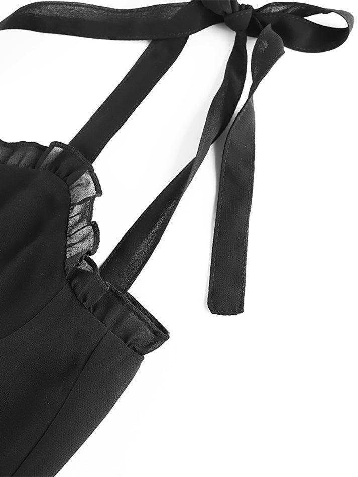 Levoire | Robe Mini À Bretelles À Volants