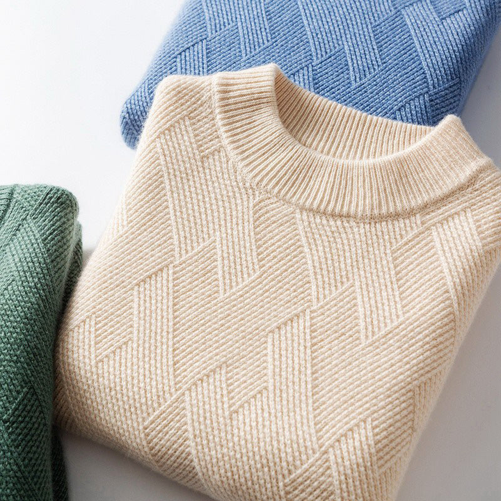 Levoire | Pull Cachemire Raffiné Beige