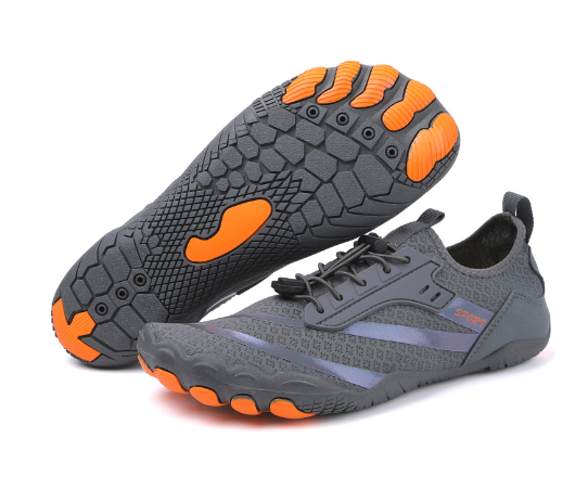 Levoire | Dich Wohl Chaussures Barfeet Antidérapantes Pour Femmes Sensation Naturelle De Course, Flexible & Légère Gris
