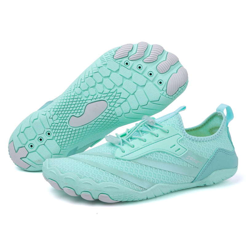 Levoire | Dich Wohl Chaussures Barfeet Antidérapantes Pour Femmes Sensation Naturelle De Course, Flexible & Légère Vert
