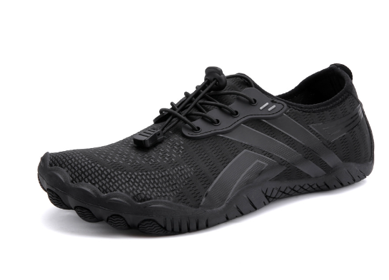 Levoire | Dich Wohl Chaussures Barfeet Antidérapantes Pour Femmes Sensation Naturelle De Course, Flexible & Légère Noir