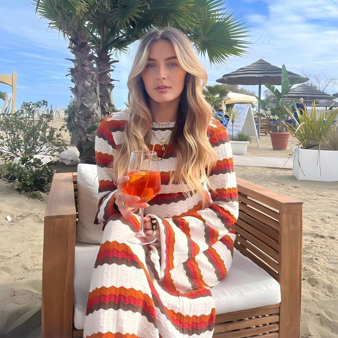 Levoire | Robe Longue Rayée