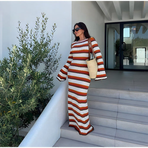 Levoire | Robe Longue Rayée