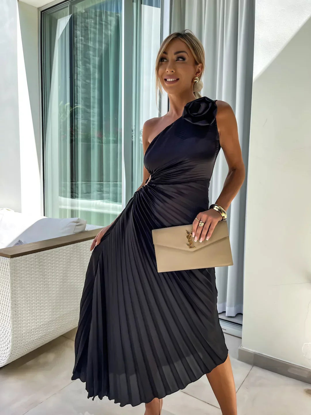 Levoire | Robe Fleurie Unilatérale