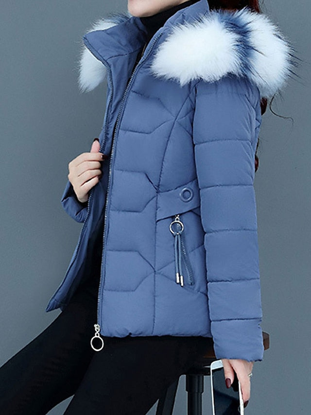 Levoire | Moderne Et Polyvalente Veste D'Hiver Bleu