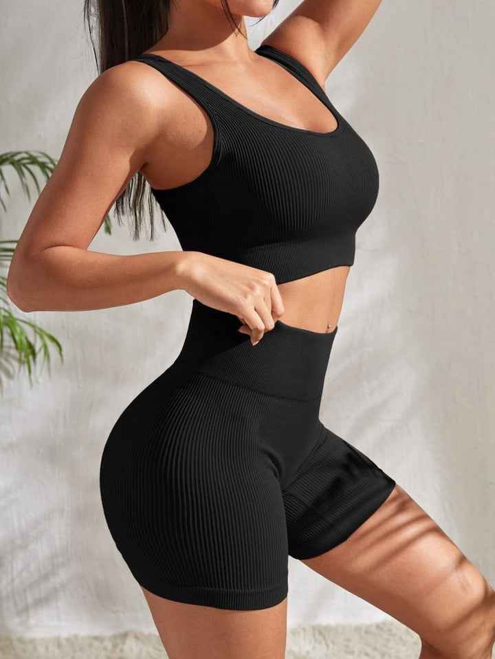 Levoire | Ensemble De Fitness Respirant Noir