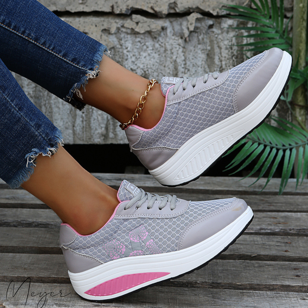 Levoire | Chaussures de sport orthopédiques en forme de U Gris