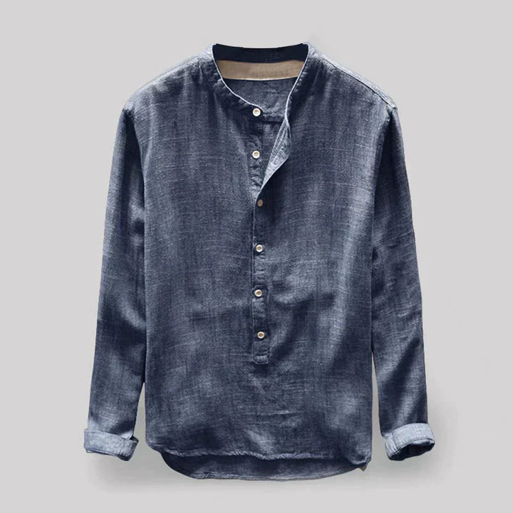 Levoire | Chemise Oxford Classique Pour Hommes Intemporelle, Polyvalente & Confortable Bleu