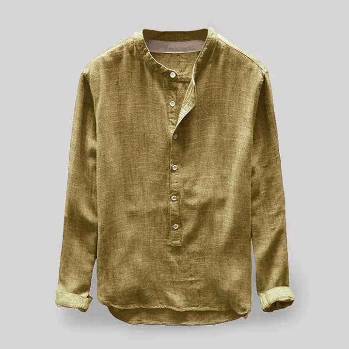 Levoire | Chemise Oxford Classique Pour Hommes Intemporelle, Polyvalente & Confortable Jaune