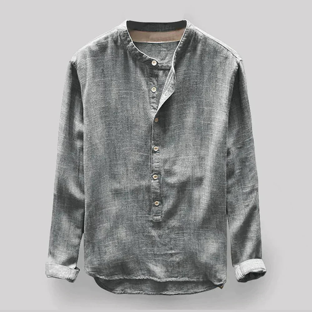 Levoire | Chemise Oxford Classique Pour Hommes Intemporelle, Polyvalente & Confortable Gris