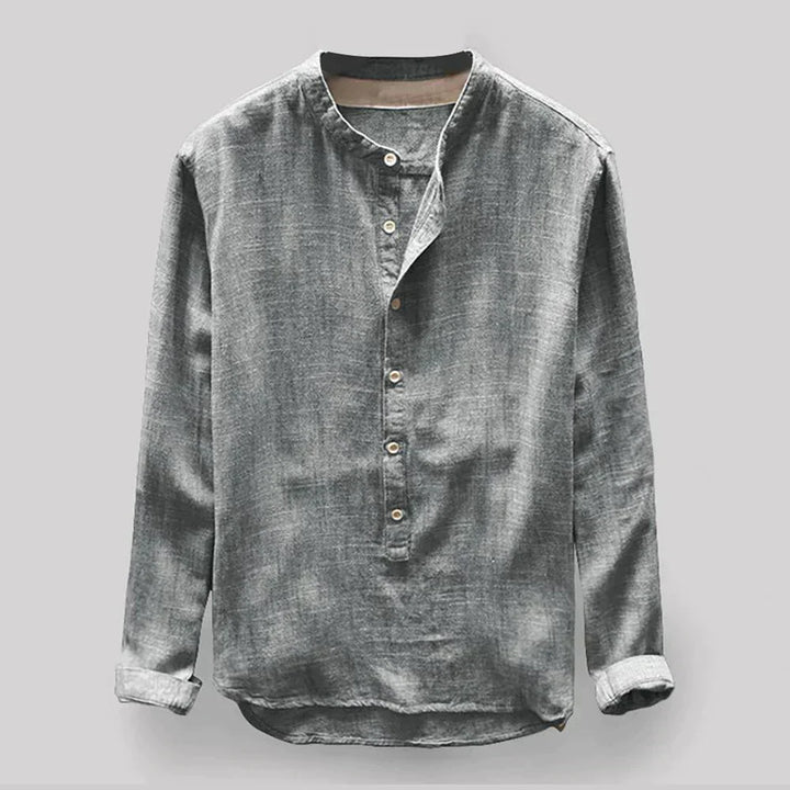 Levoire | Chemise Oxford Classique Pour Hommes Intemporelle, Polyvalente & Confortable Gris