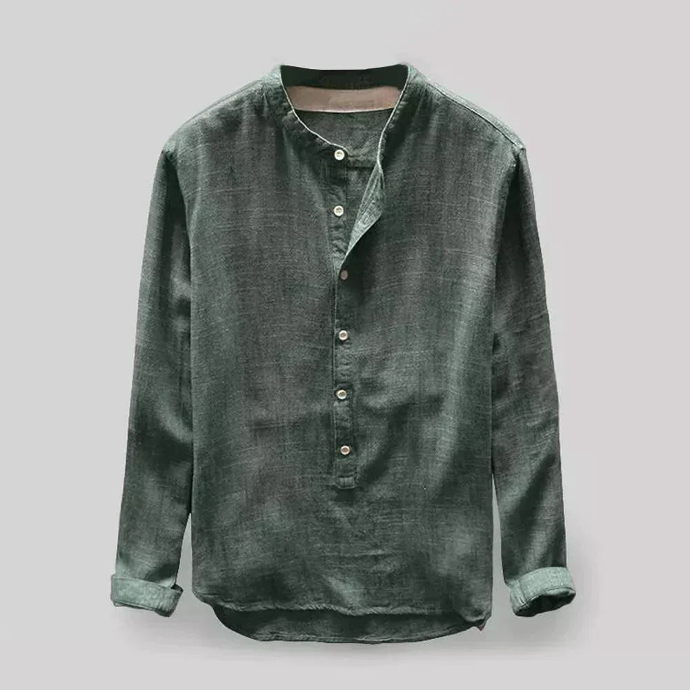 Levoire | Chemise Oxford Classique Pour Hommes Intemporelle, Polyvalente & Confortable Vert