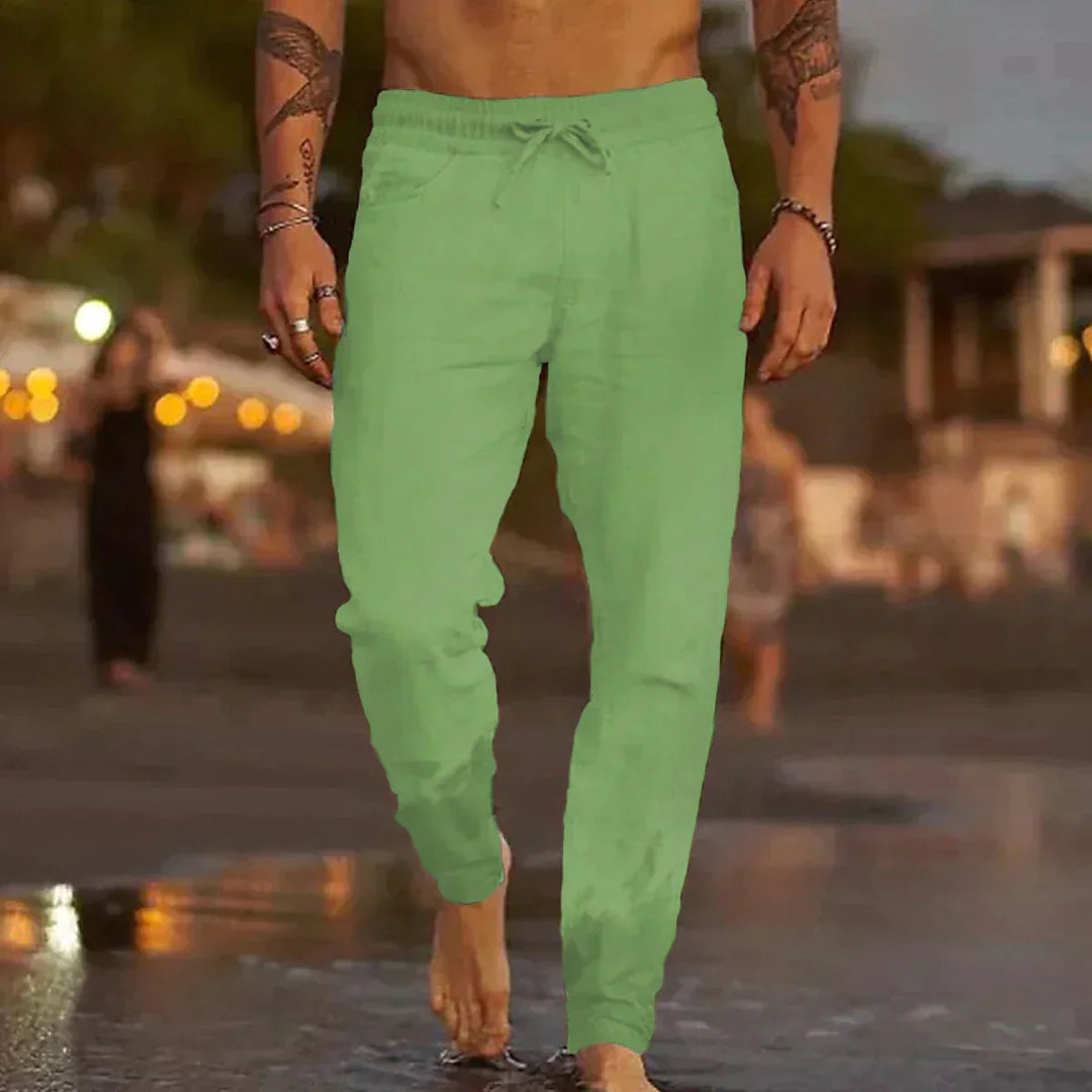 Levoire | Pantalon En Lin Pour Hommes