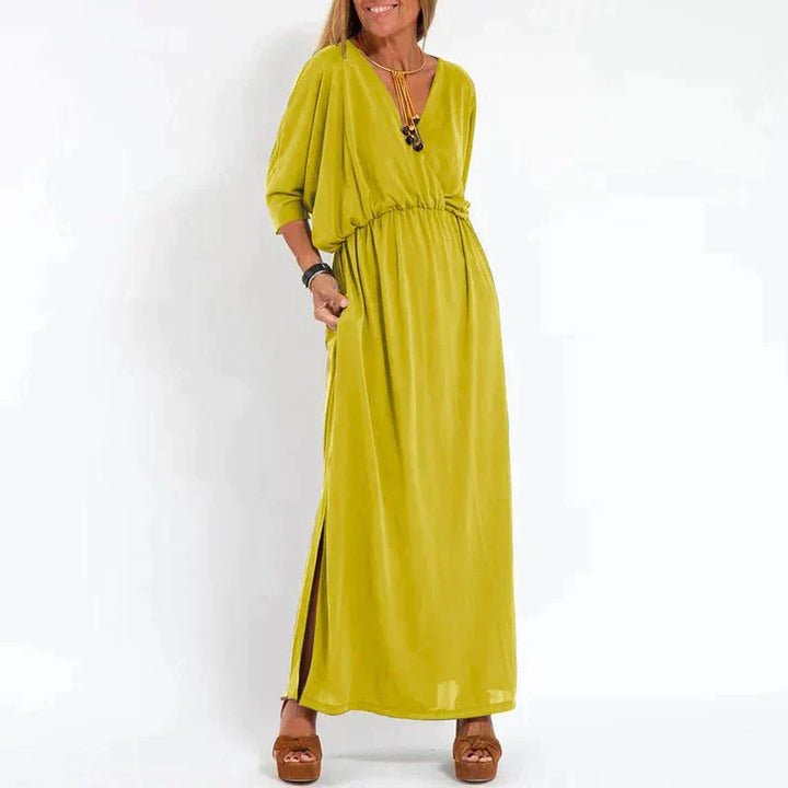Levoire | Rosetta | Robe Au Look Vintage Jaune