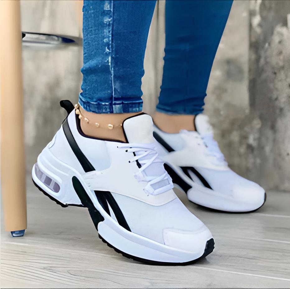 Levoire | Chaussures De Sport Ergonomiques Pour Dames Stables, Légères & Confortables Blanc