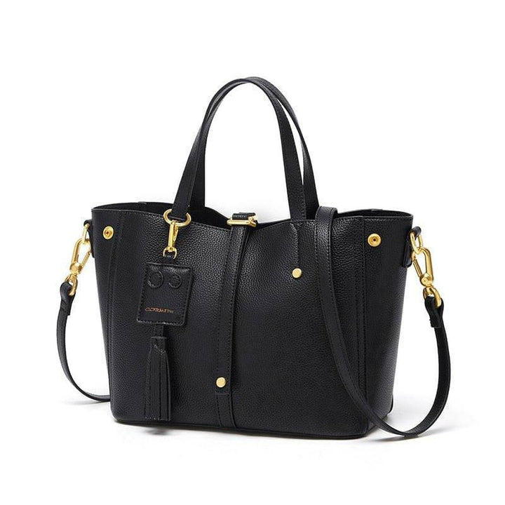 Levoire | Sac À Main En Cuir Élégant Pour Femmes Noir