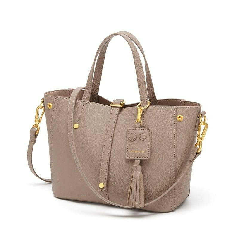 Levoire | Sac À Main En Cuir Élégant Pour Femmes Champagne