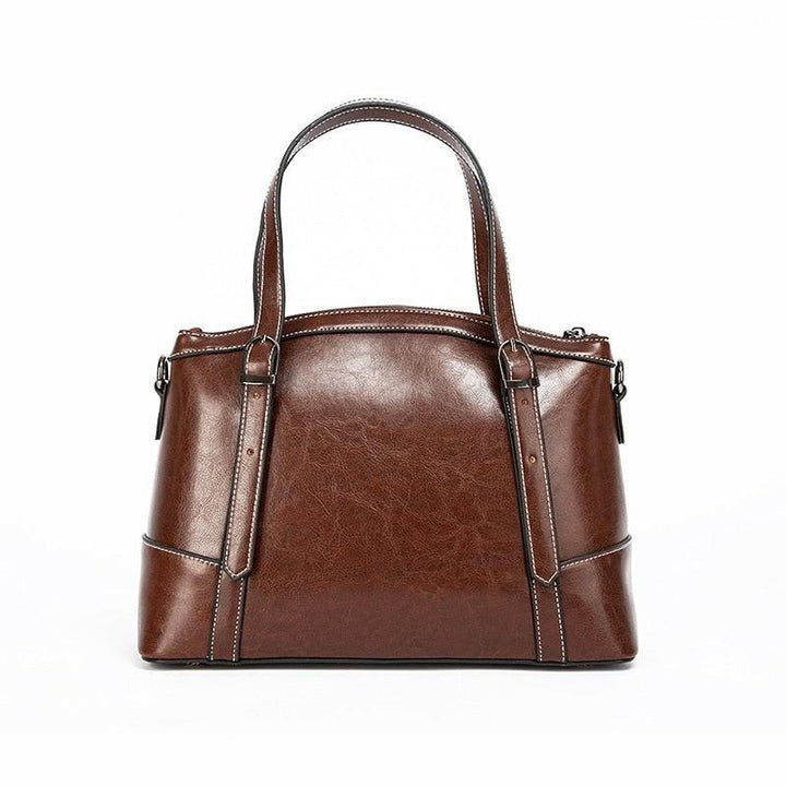 Levoire | Sac À Main En Cuir Véritable Avec Poche Pour Téléphone Pour La Vie Quotidienne Café