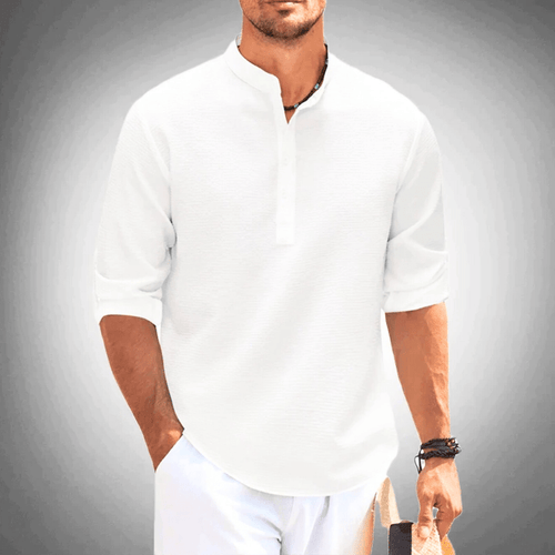 Levoire | Chemise Demi-Col Décontracté Homme
